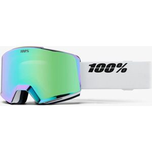100% Norg skibril White/ HiPER Mirror Green - 51000-00004