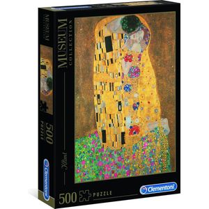 Clementoni - Museum Puzzel Collectie - Klimt, Der Kuss - 500 stukjes, puzzel volwassenen