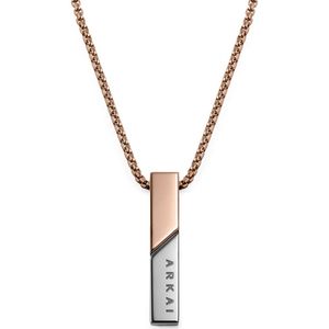 Rico Roségoudkleurige & Zilverkleurige Ketting met Hanger