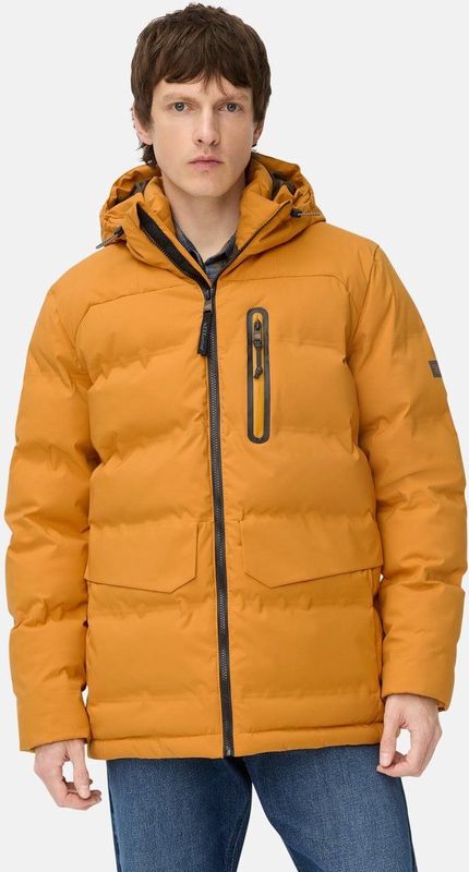 Camel Active - teXXXactive® - Functionele Jas - Geel - Verstelbare Zoom en Capuchon