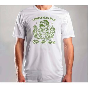 Christmas has me all agog - T Shirt - MerryChristmas - ChristmasVibes - Funny - Sarcasm - VrolijkKerstfeest - Kerstmis - Grappig - Sarcasme