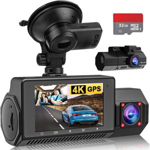 Lexium Dashcam - Daschcams - Auto - Camera - Vooruit - Achteruit - Video - Autobeveiliging - Parkeerbeveiliging - Recording - Dag en Nacht - Schadepreventie