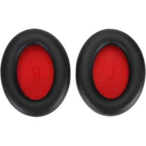 EGoods - Zachte oorkussens van traagschuim voor optimale geluidsisolatie - Vervangende oorkussens voor hoofdtelefoon met eiwit lederen oorschelpen.