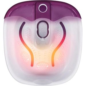 Voetspa en Voetmassager met Warmtefunctie - Rustgevende Hydromassage Voetbad - Pedicure Puimsteen - Goed voor bloedcirculatie ligamenten Spieren en Pezen Voetmassage