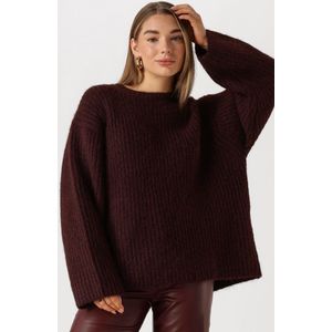 EDITED Harriet Jumper Truien & vesten Dames - Sweater - Hoodie - Vest- Bordeaux - Maat 38