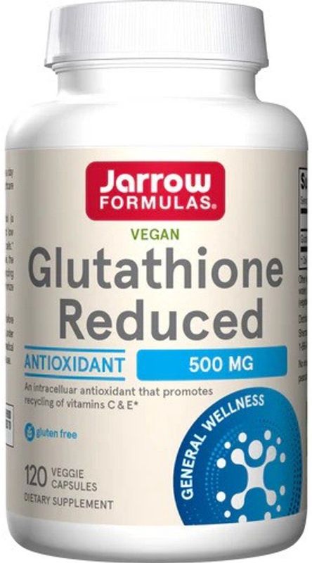 Glutathione Reduced (GSH) 500mg 120 capsules - gereduceerde glutathion | Jarrow Formulas