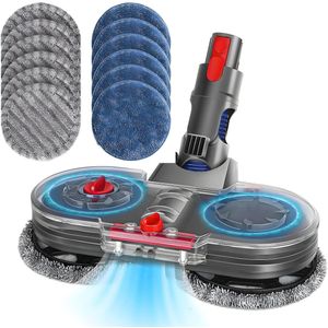 Mop & Dweil Opzetstuk Met Watertank Geschikt voor Dyson Steelstofzuiger V12/12 Vloermop - Elektrische Mop & Vloerwisser Dweil/Dweilsysteem/Dweilapparaat - Dyson Steelstofzuiger - Zuigmond - Vloermop - Stofzuigeraccessoires
