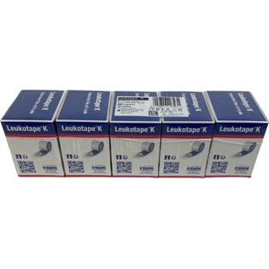 Leukotape Elastisch Kleefverband Blauw 5cm x 5m, 1st (7297824)
