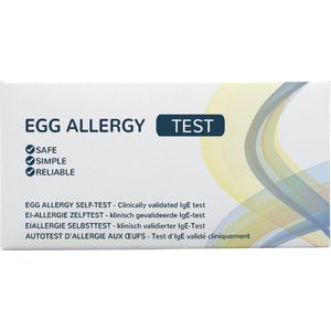 De Medische Tester - Ei Allergie Test - Zelftest - Thuistest - Sneltest