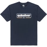 Quiksilver Box Shaped T-shirt Met Korte Mouwen Blauw S Man
