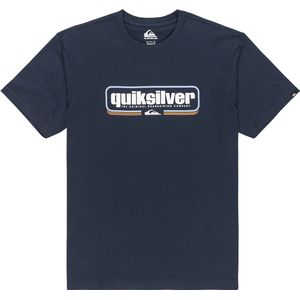 Quiksilver Box Shaped T-shirt Met Korte Mouwen Blauw S Man