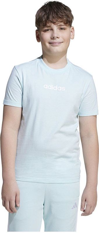 Adidas Essentials T-shirt Met Korte Mouwen Blauw 11-12 Years Jongens,Meisjes