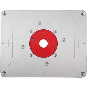 Router Tafelblad Aluminium Legering 300 mm x 235 mm x 9.5 mm - Voor Tafel, Klussen en Router Plaatsing