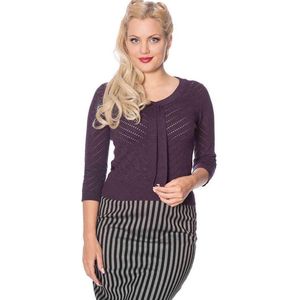 Dancing Days - BELLE BOW PIONTELLE Longsleeve top - 4XL - Paars