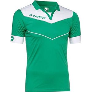 Patrick Power Shirt Korte Mouw Kinderen - Groen / Wit | Maat: 11/12