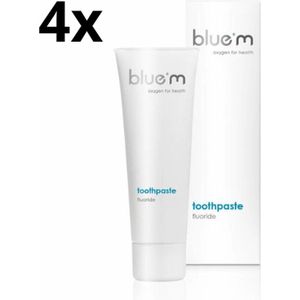 4x Bluem Tandpasta Perio Care Fluoride 75 ml - Voordeelverpakking