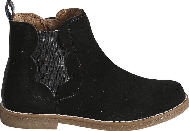 Vertbaudet - Leren meisjeslaarzen - Geschulpte - Comfortabel - Ritssluiting