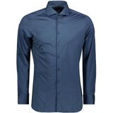 Pure - Functional Shirt - Blauw - Overhemden - Slim-Fit