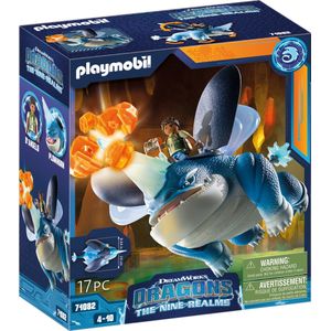 PLAYMOBIL Dragons: The Nine Realms - Plowhorn & D'Angelo - 71082