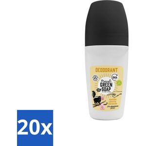 Marcel's Green Soap - Deodorant Roller - Vanilla & Cherryblossom - Langdurige frisheid - 50 ml - Bulkverpakking - 20 stuks