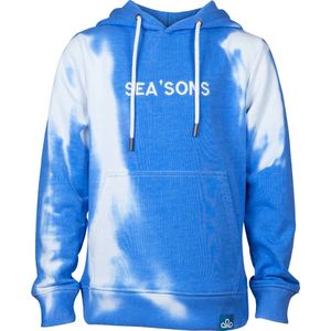 Sea`sons Trui Color Changing Hoodie Blue White Mannen Maat - M