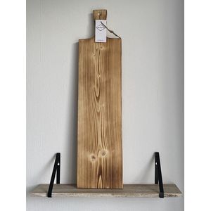 88wood Borrelplank - 60 cm - Gebrand