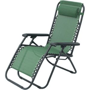 SFT Products Terrasstoel - Set van 2 Stuks - Groen - Loungestoelen - Camping stoelen - Tuinstoelen Set - Opvouwbare Ligstoelen - Inklapbare Strandstoelen van Aluminium