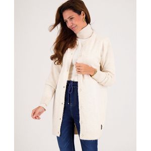 Je m'appelle Dames Vest - Wit - Maat XS/S