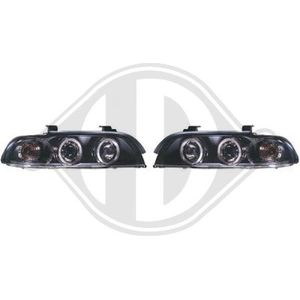 Diederichs - 1223780 - Koplampen - Zwart - Set - Met Navigatielicht