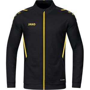 Jako - Polyester Jacket Challenge Kids - Trainingsjack Zwart-164