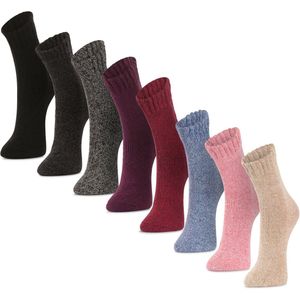 Alpaca-wollen sokken (Maat 36-41) - 3 Paar - Dik - Random Mix - Winter sokken - Warme Sokken - Dikke sokken - American Alpaca - Vrouwen