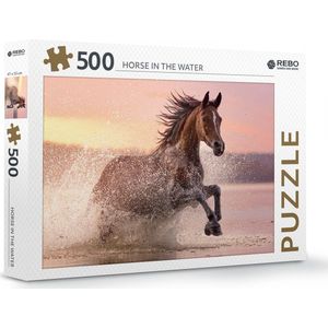 Rebo Productions Legpuzzel Horse In The Water 500 Stukjes