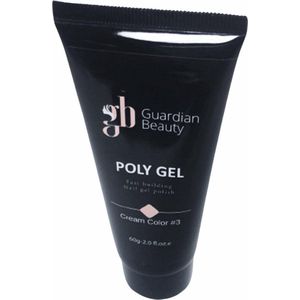 Guardian Beauty Polygel - Cream Color #3 - 60g - Polyacryl Gel