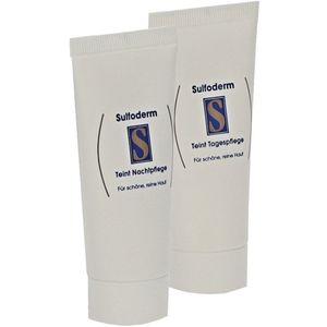 Sulfoderm Combinatie Teint Dagcreme en Teint Nachtcreme - bij vette huid en puistjes - Daytime Care en Nighttime Care