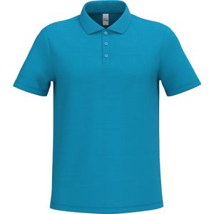 iDeal Basic Brand Heren piquépolo IB220 - Ideal Atoll Blue - XXL