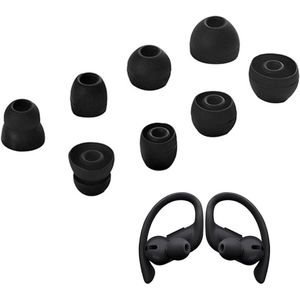 JGS Premium - Siliconen Oordopjes Universele In-ear Hoofdtelefoon - 4 Maten - Vervangende Oordopjes - Powerbeats Pro - Beats Flex - Zoekwoord - Zoekwoord