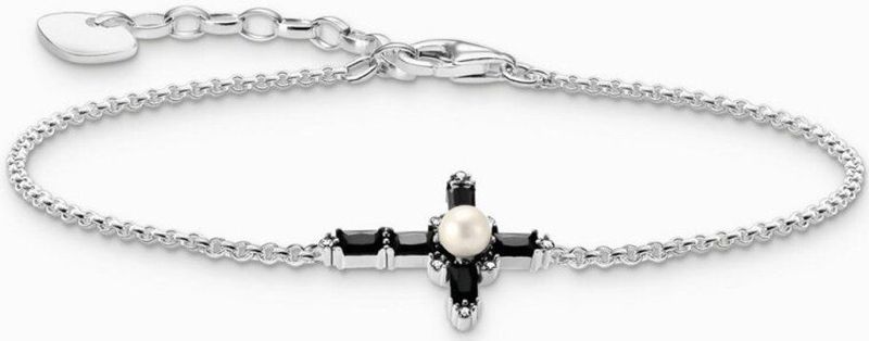 Thomas Sabo - A2173-167-11-L19V - Armband - Dames - Gerecycled Zilver - Zirkoon - Parel Wit
