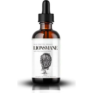 Wild crafted Lion’s Mane Extract | Tinctuur | Druppels | Geen vullers | Superfood | Adoptogeen | Pruikzwam | Triple extraction | 30% polysachariden | 60ml