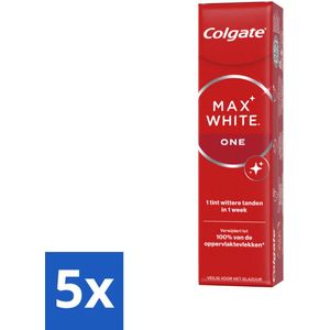 5 x Colgate Tandpasta Max White One 75 ml - Fluoride - Mondverzorging
