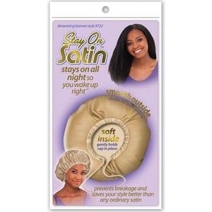 Stay on Satin Drawstring Bonnet Style 7722