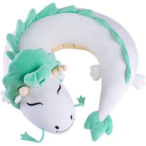 Anime Merch Pluche dier, schaduwrijk Kawaii Pluche Draak nekkussen, pluche merchandise, Pusheen knuffeldier, reiskussen, reiskussen, animekussen, schaduwrijke draak, knuffeldieren, pluche dieren