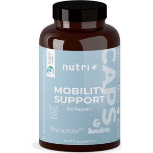 nutri+ Mobility Support - Glucosamine + Chondroïtine Capsules hoge dosis + veganistisch - met MSM, hyaluronzuur, zink, vitamine C - 120 Capsules