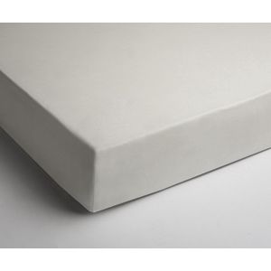 Velours hoeslaken 160/180 x 200/220 - Ivoor