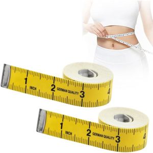 Tape Measure voor Dubbelzijdige Lettering Couturier - 15 0.0 in - 6 0 Inches - Willekeurige Kleur (Geel, Wit)