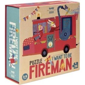Brandweerman puzzel (3+) - Londji