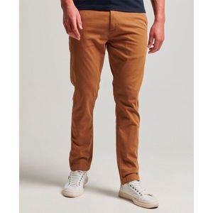 SUPERDRY Officers Slim Chino Trousers Chino Broek - Heren - Sandstone - 32