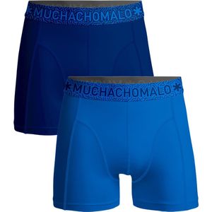 Muchachomalo - 2-pack onderbroeken heren - Effen kleuren - Elastisch katoen - Zachte waistband
