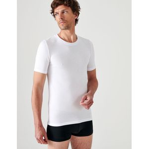 Damart - Dubbelzijdig T-shirt met ronde hals Thermolactyl - Heren - Wit - (86-93) S