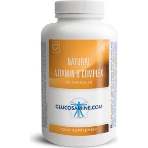 Glucosamine.com - Natural Vitamine B Complex - 100% natuurlijke vitamines - 180 caps