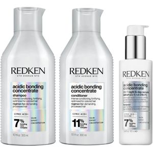 Redken - Acidic Bonding 24/7 - Haarserum - 2x300+100ml